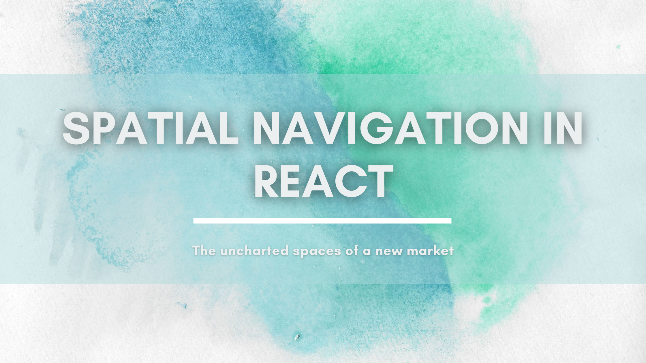 Spatial Navigation in React